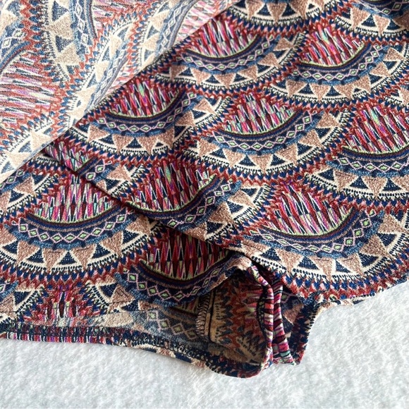 Women’s Sz M Geo Print Skort Side Zipper - Picture 4 of 5